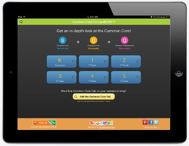 Common Core ConceptBANK App